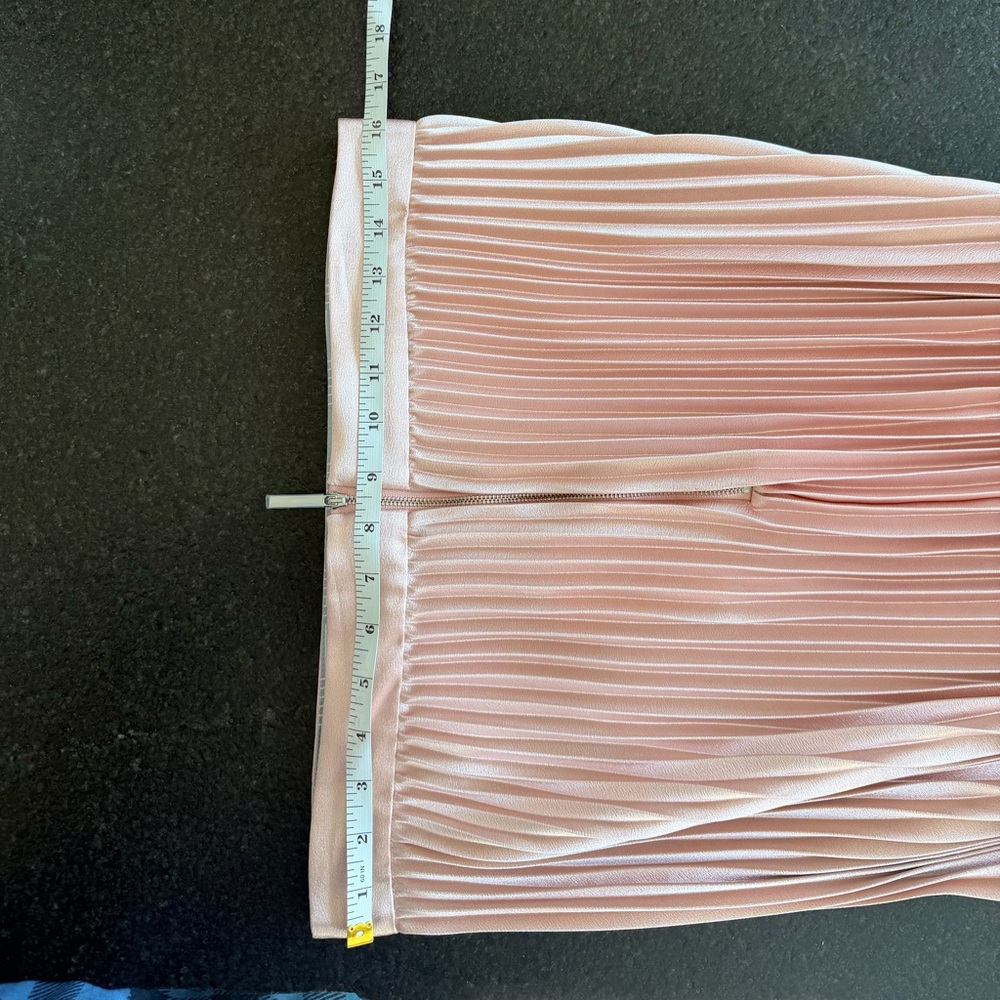 Ted Baker London Blush and White Pleated Midi Skirt size 4 NWT - Picture 8 of 8